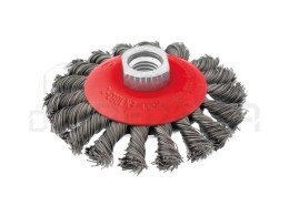 CATRABUCHA CONICA AÇO ENTRANÇADO 100mm M14 MACFER