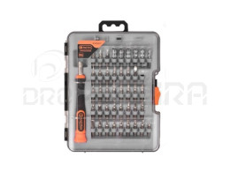 CONJUNTO CHAVES BITS PRECISÃO - 44 PCS - TACTIX