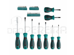 CONJUNTO CHAVE FENDA E PONTAS - 33 PCS VATTON