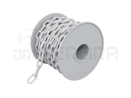 CORRENTE PLASTICO 08mm BRANCA (m)