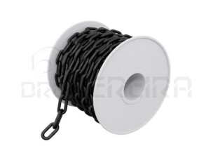 CORRENTE PLASTICO 08mm PRETA (m)