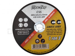 DISCO CORTE INOX 180x1.8x22.2 CSS-04 MACFER
