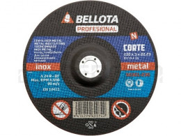 DISCO CORTE FERRO/INOX 230x3x22.23mm BELLOTA