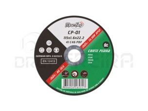 DISCO CORTE PEDRA 115x1.6mm CP MACFER