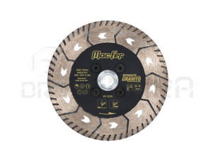 DISCO DIAMANTADO DESBASTE GRANITO 125mm M14