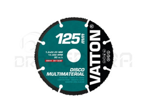 DISCO MULTIMATERIAL 125MM VATTON