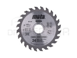 DISCO PASTILHADO MADEIRA 115mm 24D SXC124/P MOTA DISCO PASTILHADO MADEIRA 115mm 24D SXC124/P MOTA