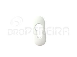 ENTRADA CHAVE OVAL BRANCO - 9000