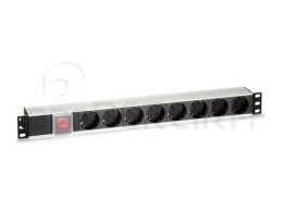 EXTENSAO 8 TOMADAS 3500W 16A - 1.80 MTS