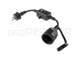 EXTENSAO M/F C/PROTECÇÃO DE CORRENTE RESIDUAL CONTRA SOBRECARGAS IP44