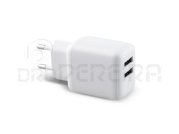 FICHA ADAPTADORA 230V 2xUSB 2.1A  23984 ONLEX