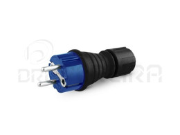 FICHA MACHO BORRACHA IP44 16A