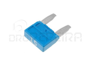 FUSIVEL AUTO MINI 15A AZUL