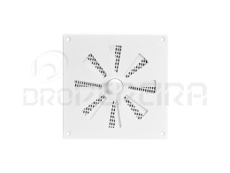 GRELHA VENTILAÇAO BRANCA COM REGULADOR 150X150