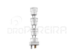 KIT 4 ADAPTADORES CORRENTE P/VIAGEM