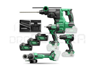 COMBO HIKOKI KC18DEWHZ -DC18DEW2Z-DH1826DAW2Z-WH18DCW2Z-G1813DAW2Z-UC18YFSLW0Z