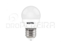 LAMPADA LED G45 E27 6W BRANCA MATEL