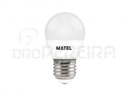 LAMPADA LED G45 E27 7W BRANCA MATEL