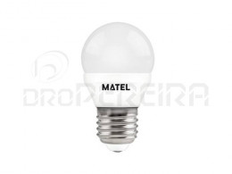 LAMPADA LED G45 E27 8W BRANCA MATEL
