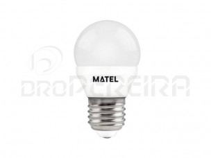 LAMPADA LED G45 E27 8W BRANCA MATEL