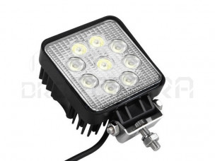 LANTERNA TRABALHO 12V/24V DC  HWL27 9LEDS 27W