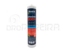 MASSA REFRACTARIA PRETA  - 1200 GRAUS - 310 ML  PRETO BOSTIK