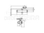 MOLA PORTA HIDRAULICA 9903 RYOBI COR PRATA