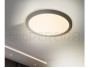 PAINEL LED REDONDO SUPERFICIE NEGRO 230MM 18WATT 3CCT