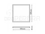 PAINEL LED  SUPERFICIE SERIE HOME 60X60 CM - 40WATT - CCT