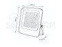 PROJECTOR LED 200W 4000K IP65 NAPOLI LEDME