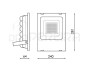 PROJECTOR LED SMD 50W 110Lm 6000K LEDME