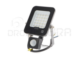PROJETOR LED COM SENSOR 20W  - 6000 K - NAPOLI