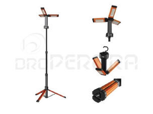 PROJECTOR LED+COB TRIPLO C/TRIPÉ  RECARREGAVEL SADY