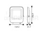 PROJETOR LED COM SENSOR 30 W - 6000 K - NAPOLI