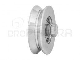 RODA P/ PORTAO 120mm 1 ROLAMENTO V 101 DARDO