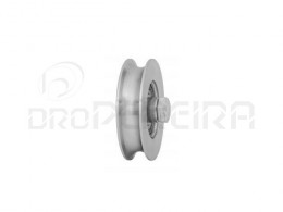 RODA P/ PORTAO 80mm 1 ROLAMENTO U 102