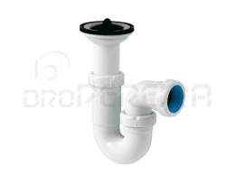SIFAO CURVO EXTENSIVEL VALVULA BRANCA 1 1/2