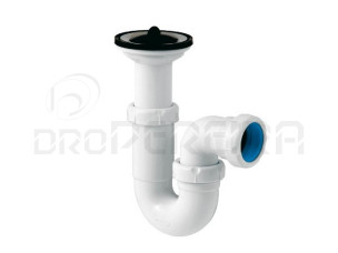 SIFAO CURVO EXTENSIVEL VALVULA BRANCA 1 1/4