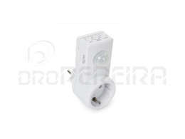 TOMADA SCHUKO 230V C/SENSOR MOVIMENTO E-304-G PEREL
