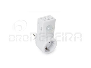 TOMADA SCHUKO 230V C/SENSOR MOVIMENTO E-304-G PEREL