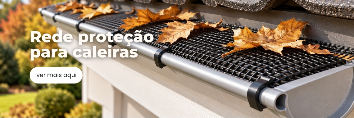 Rede proteção caleiras